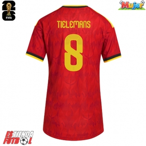 Bélgica Youri Tielemans #8 Primera Equipación Mujer Mundial 2026 Manga Corta